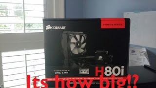 Corsair H80i Unboxing and Installation [upl. by Certie26]