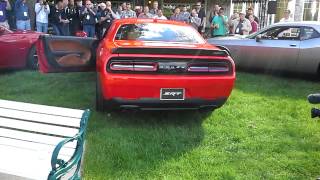 2015 Dodge Challenger SRT 62 Hellcat revving [upl. by Senhauser]