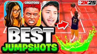 Top 10 Best Jumpshots in NBA 2K25 from EVERY YouTuber Joe Knows Double H  More [upl. by Nho]