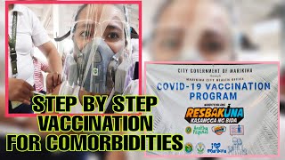 STEP BY STEP VACCINATION IN MARIKINA SINOVAC [upl. by Ameluz]