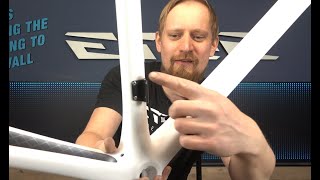 how to mount a derailleur hanger on a carbon bike  ETOE tip [upl. by Jackie]