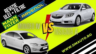 Cat costa revizia pt Opel Insignia A vs Ford Mondeo MK IV [upl. by Gernhard]