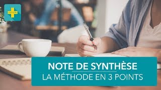 Note de synthèse 5 Méthodologie en 3 points [upl. by Rube254]