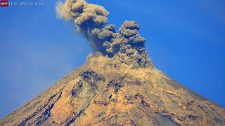 Nov 7 2024 Fuego Volcano Eruption Goes Sideways in Guatemala [upl. by Esiocnarf927]