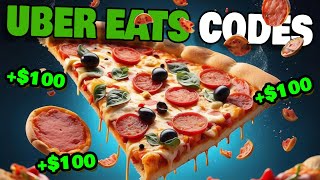 FREE CREDIT Uber Eats Promo Code 100  Uber Eats Coupons amp Codes 2024 [upl. by Mcmaster]