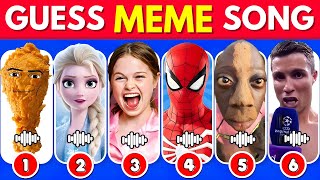 GUESS MEME amp WHOS SINGING 🎤🎵 🔥  Lay Lay King Ferran Salish Matter MrBeast Skibidi Toilet Elsa [upl. by Hamlen]