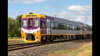 Saturday Sprinter Swap at the Bendigo North Workshops VLines 8097 amp 8098 transfers 29122 [upl. by Danell]