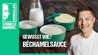 Schnelles Béchamelsaucen Rezept von Steffen Henssler [upl. by Girardi]