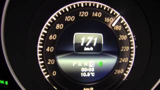 Mercedes Benz C 350 CDI  0  200 kmh Acceleration [upl. by Jews230]