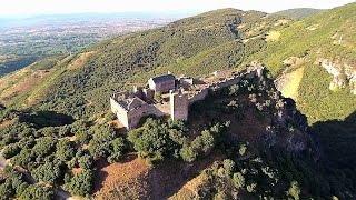 CASTILLO DE CORNATEL  La herencia de Ulver  Santalla del Bierzo  León A vista de dron [upl. by Eikram]