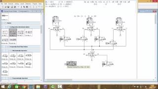 pneumatique 1 er exemple des circuits commander par groupe [upl. by Gawain514]