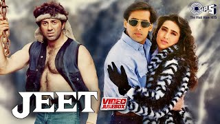 Jeet  Video Jukebox  Sunny Deol Salman Khan Karisma Kapoor  90s Hits  Bollywood Songs [upl. by Esmerolda]