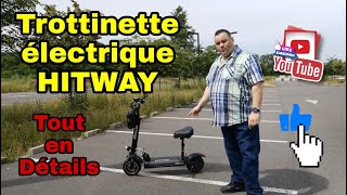 Mon impression et détails sur cette trottinette électrique HITWAY H5  vraiment bien [upl. by Pilar]