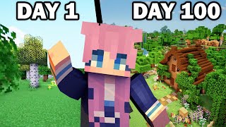 100 Days in a Minecraft World [upl. by Seyer]