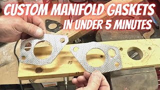 How To Make Intake Manifold Gaskets In Under 5 Minutes [upl. by Liauqram]