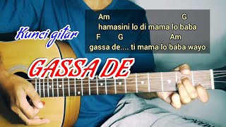 Kunci gitar Qasidah GASSA DE chord dasar [upl. by Cavan]