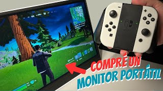 Compré un MONITOR PORTÁTIL BARATO para jugar con la NINTENDO SWITCH Unboxing y Review [upl. by Orual633]