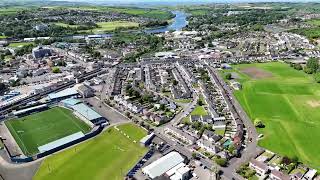 Quick Tour Of Coleraine  Coleraine Showgrounds  Coleraine FC [upl. by Nylsirhc297]