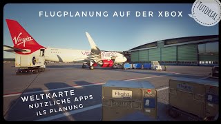 Flight Simulator 2020  Flugplan auf der Xbox  Tutorial  Düsseldorf  Mallorca  Xbox Series X [upl. by Llecrup148]