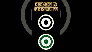 Federalism vs DemocraticRepublicanism politics history ideology [upl. by Haskel]