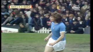 Man United 01 Man City 197374 Law backheel [upl. by Ativel]