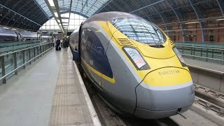 PARIS to LONDON on the incredible Eurostar UNDER THE SEA [upl. by Alvar752]