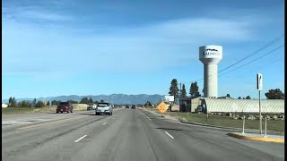 Kalispell to Whitefish on US Highway 93 Montana USA [upl. by Ham]