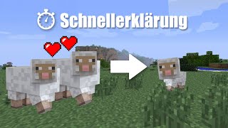 Kann man Tiere in Minecraft züchten  Erklärvideo Tutorial Deutsch [upl. by Huggins]