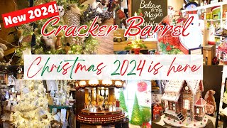 CHRISTMAS 2024 AT CRACKER BARREL  CHRISTMAS DECORATIONS 2024 SHOP WITH ME [upl. by Aleda]