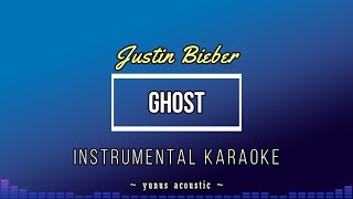 Ghost  Justin Bieber Karaoke  Backing Track [upl. by Aid]