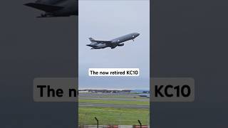 The now retired KC10 taking off from Prestwick Airport aviation [upl. by Aizti]