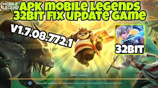 Apk Mobile Legends 32Bit Patch Terbaru  Cara Atasi Lag Dan Patah Patah Mobile Legends [upl. by Aicnetroh]