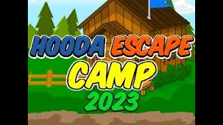 Hooda Escape Camp 2023  Walkthrough  Hints  Cheats [upl. by Aleina]