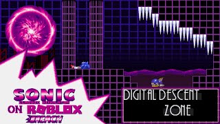 Digital Descent Zone V2  Classic Sonic Simulator  Breach Project [upl. by Albur]