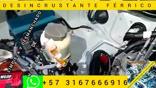 desincrustante férrico para limpieza vehicular WhatsApp 57 316 766 69 16 [upl. by Charlena865]