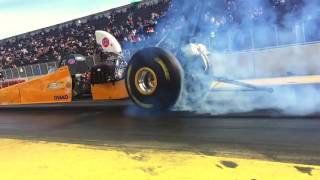 Top Fuel Slowmotion Burnout [upl. by Aivatnuhs]