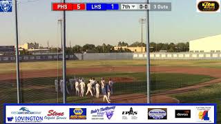 Lovington Baseball vs Portales [upl. by Ariay]