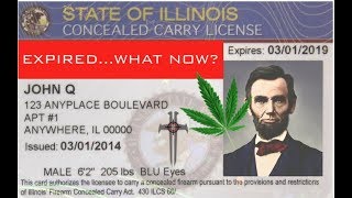 IL CONCEAL CARRY EXPIRED amp MARIJUANA [upl. by Ilime]