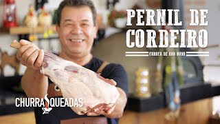 Pernil de Cordeiro Injetado e Farofa I Churrasqueadas [upl. by Aneerhs]