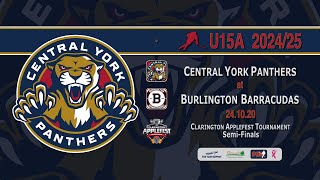 241020 CAFT SemiFinals CYGHA U15A at Burlington Barracudas [upl. by Baalbeer]