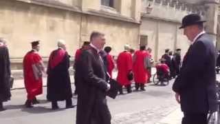 Encaenia  Oxford University Annual ceremony [upl. by Shirberg]