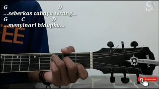 Seberkas Sinar  Acoustic Cover By Singgih Amasto Chord Kunci Gitar Mudah Pemula [upl. by Rowley]