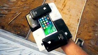 Can 10 iPhone 3GS Protect an iPhone 7 from 75 FT Drop Test IPHONECEPTION [upl. by Ashil279]