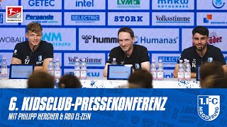 6 KidsClubPressekonferenz mit Philipp Hercher amp Abu ElZein [upl. by Dnyletak944]