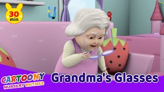 Grandmas Glasses  More Cartoony Nursery Rhymes  Pre School Nursery Rhymes In Hindi [upl. by Atinauj]