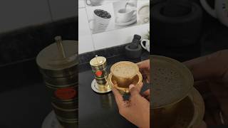 minivlog082 🌈My New Brass Coffee filter 💁 Indian filter coffee is best always ☕ [upl. by Nylde]