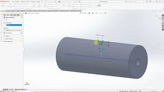 Solidworks Tutorial creazione di un rullo rinviotraino 5progetto nastro trasportatore [upl. by Hu]