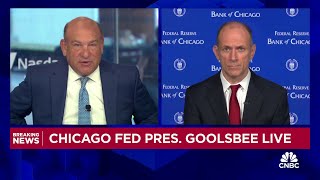 Chicago Fed President Austan Goolsbee If conditions start to deteriorate the Fed will fix it [upl. by Nonarb]