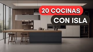 20 Diseños de Cocinas con Islas 2024 [upl. by Gnirps]