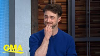 Daniel Radcliffe talks new film The Lost City l GMA [upl. by Simara469]